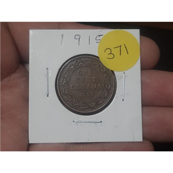 1915 Canadian Large Cent,