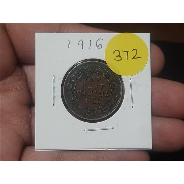 1916 Canadian Large Cent,