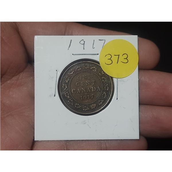 1917 Canadian Large Cent,