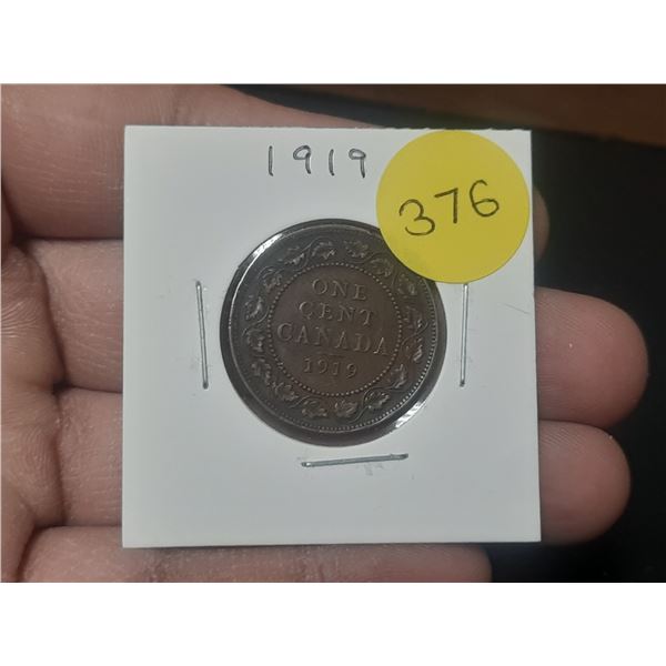 1919 Canadian Large Cent,