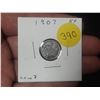 Image 1 : 1907 Canadian Nickle, LOW 7, 92.5 % SILVER