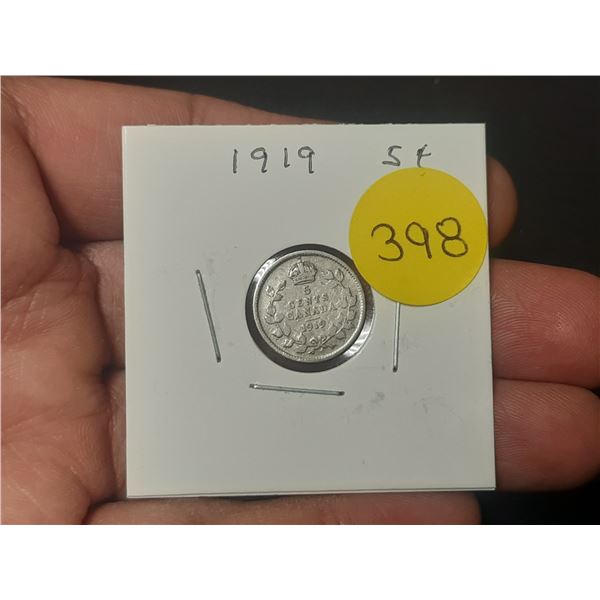 1919 Canadian Nickle