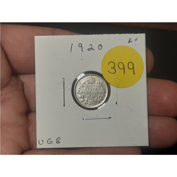 1920 Canadian Nickle