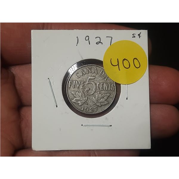 1927 Canadian Nickle