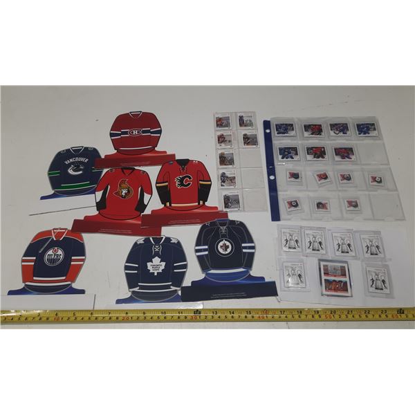 Lot of Hockey Stamps and Items. (Grey Cup Stamps, 2012, B.C.,Calgary, Edmonton, Toronto, Montreal, W