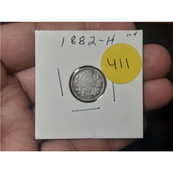 1882-H Canadian Dime