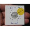 Image 1 : 1967 Canadian Centenial Dime, Fish