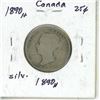 Image 2 : 1890-H Canadian Silver Quarters,