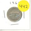 Image 1 : 1967 Canadian Silver Quarters, Lynx