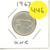 Image 1 : 1967 Canadian Silver Quarters, Lynx