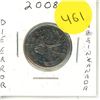 Image 1 : 2008 Canadian Quarter,DIE ERROR BARS IN CANADA