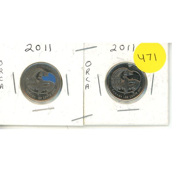 2011 Canadian Quarter, ORCA WC & WOC