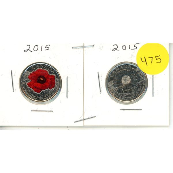 2015 Canadian Quarter, Poppys WC & WOC
