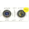 Image 1 : 2024 and 2025 Canadian Toonies, RCAF WC & Daphine Odjig WC