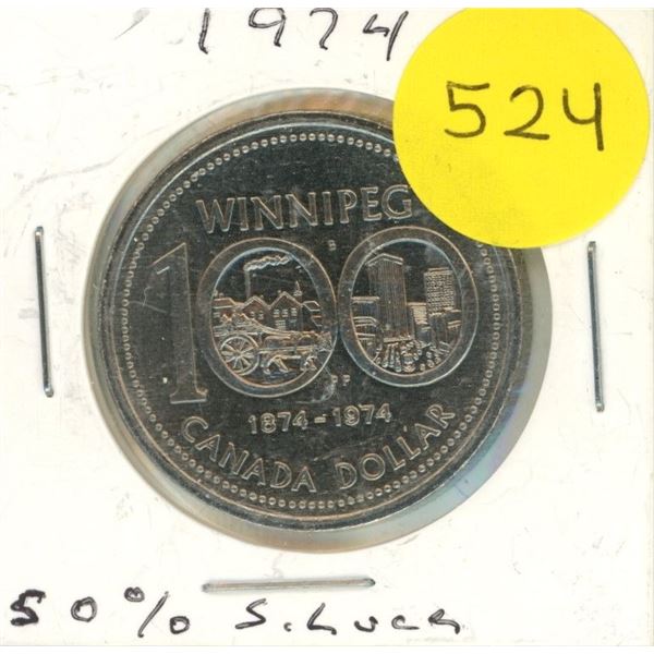 1974 Canadian One Dollar