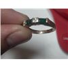 Image 5 : Gold Emerald Ring - Weight 4.1 g - Size -7 - Marked 14 K.T.