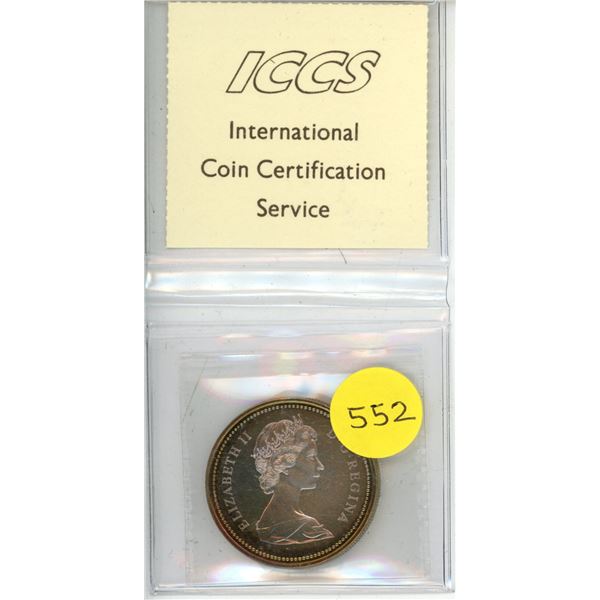 1973 Canada One Dollar - SP-66 - Silver - XQL 709 - ICCS.