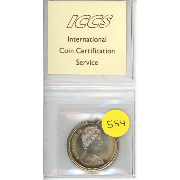 1973 Canada One Dollar - SP-67 - Silver - XQL 598 - ICCS.