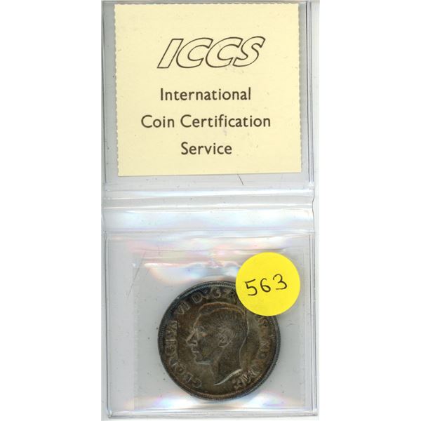 1937 Canada One Dollar - MS-63 - Silver - XQL 624 - ICCS.