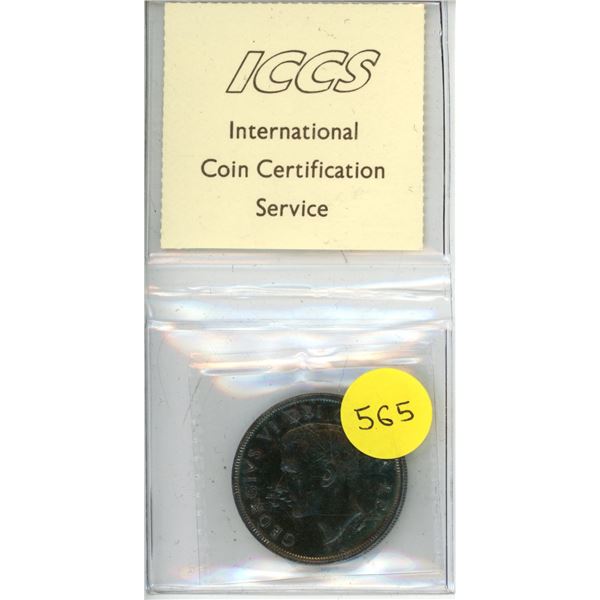 1950 Canada One Dollar - MS-60 - Silver - XQL 690 - ICCS.