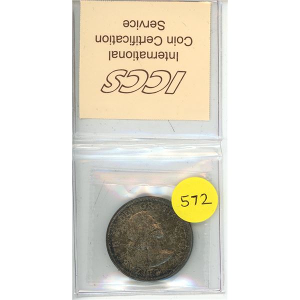 1962 Canada One Dollar - MS-64 - Silver - XCK 502 - ICCS.