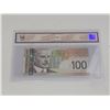 Image 2 : BCS - Bank of Canada, 2004, $100 BC-66b, Jenkins-Carney, Printed in 2009, Almost UNC 58 Original - E