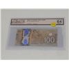 Image 1 : BCS - Bank of Canada, 2011, $100 BC-73a, Macklem-Carney, Choice UNC 64 Original - FKB1600959.