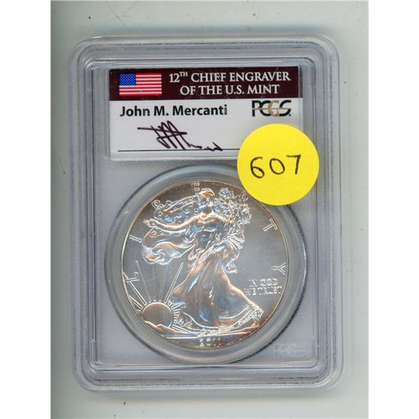 2011-S $1 PCGS MS69 Silver Eagle.