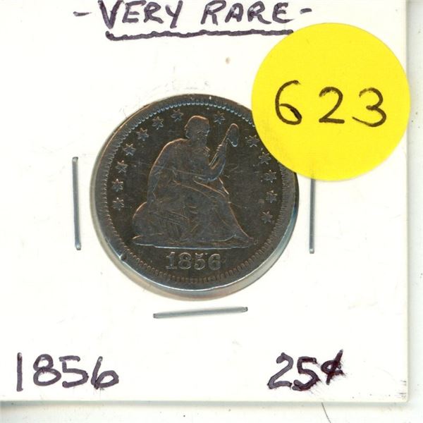 1856 U.S.A. QUAR. DOL.