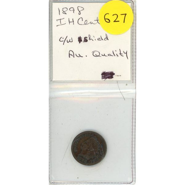 1898 U.S.A. One Cent - AU Quality.