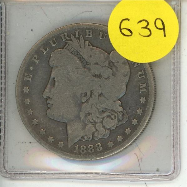 1888 U.S.A. Morgan Dollar.