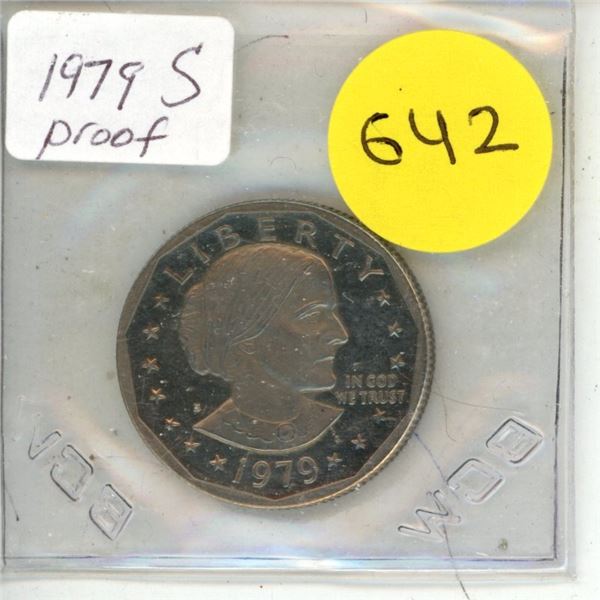 1979-S U.S.A. Susan B. Anthony Proof Like Dollar.