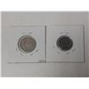 Image 2 : 1907 U.S.A. Liberty Head Nickel ("V Nickel") and 1943 U.S.A. Steel Lincoln One Cent ("Steelie").