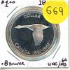 Image 1 : 1967 Canada Silver One Dollar Coin.
