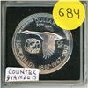 Image 1 : 1967 Canadian Confederation Centennial silver dollar that has been privately counter-stamped for the