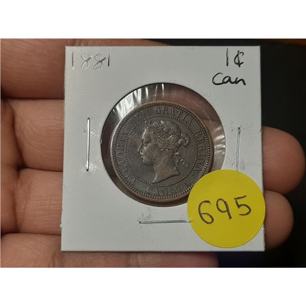 1881 Canadian Large Cents