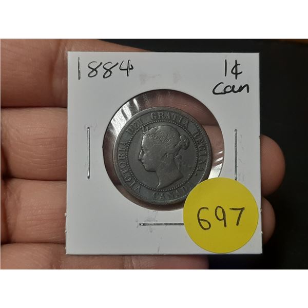 1884 Canadian Large Cents