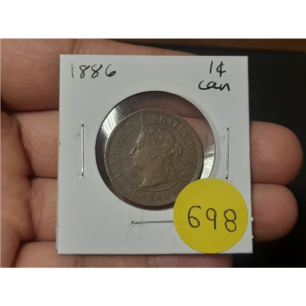 1886 Canadian Large Cents