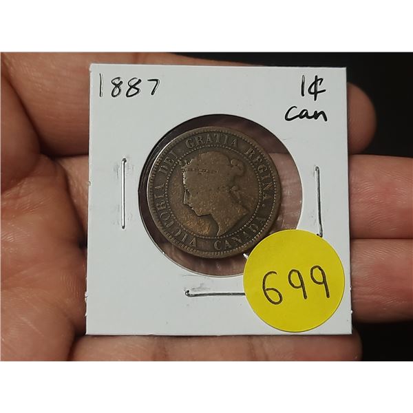 1887 Canadian Large Cents