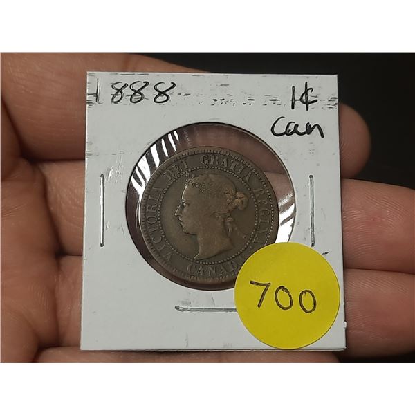 1888 Canadian Large Cents