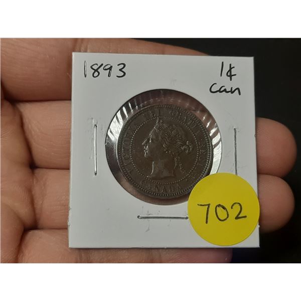 1893 Canadian Large Cents