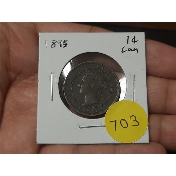 1895 Canadian Large Cents
