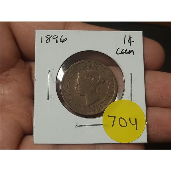 1896 Canadian Large Cents