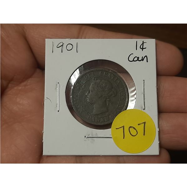 1901 Canadian Large Cents