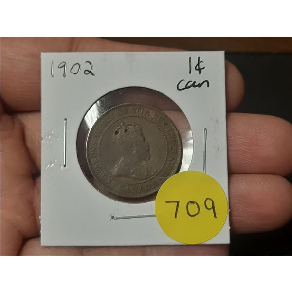 1902 Canadian Large Cents
