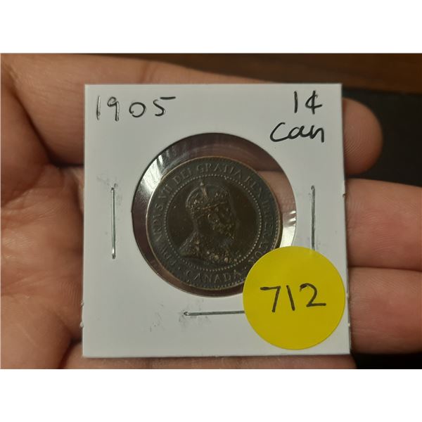 1905 Canadian Large Cents