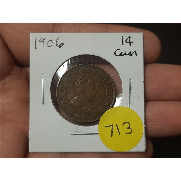 1906 Canadian Large Cents