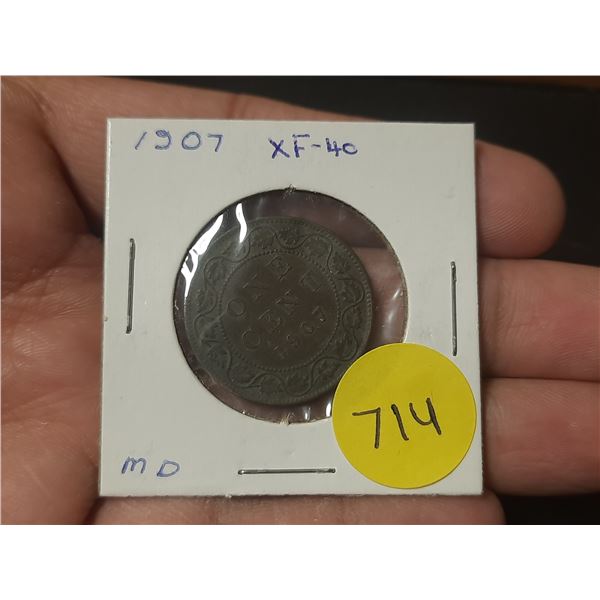 1907 Canadian Large Cents