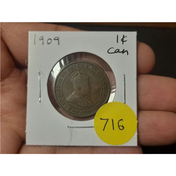 1909 Canadian Large Cents