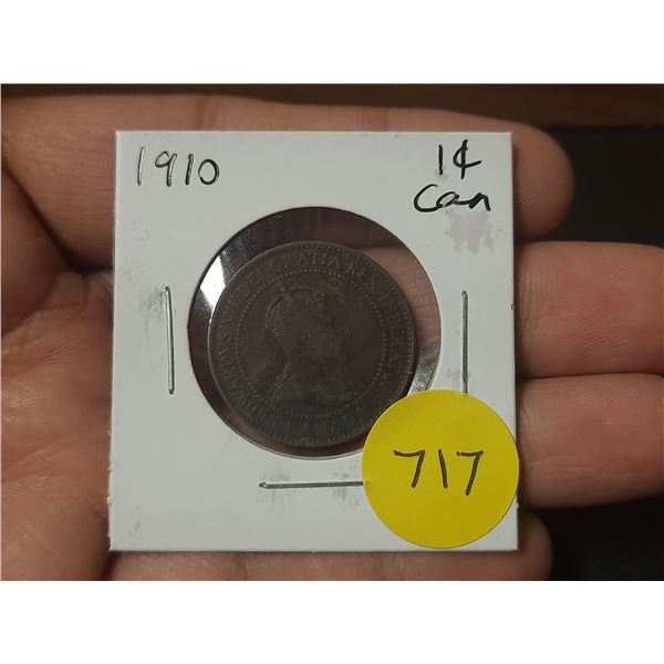 1910 Canadian Large Cents